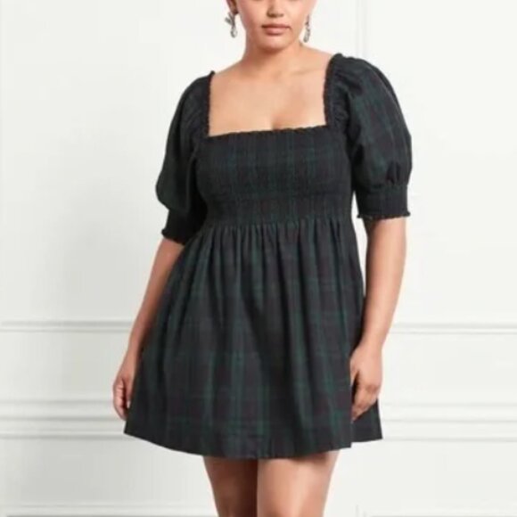 Hill House Athena Plaid Tartan Dress - Picture 1 of 5